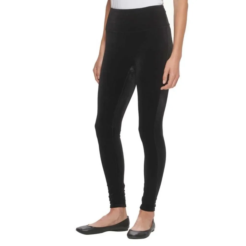 Andrew Marc Ladies' Velvet Legging, Black